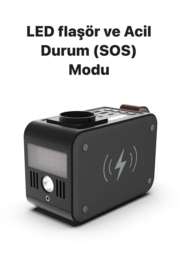 Taşınabilir Güç Kaynağı | 88W, 24000 mAh, Güneş Paneli Uyumlu, Akım Korumalı, Güç İstasyonu